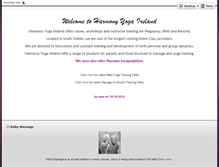 Tablet Screenshot of harmonyyogaireland.com